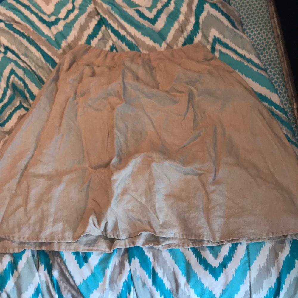 Knee length skirt